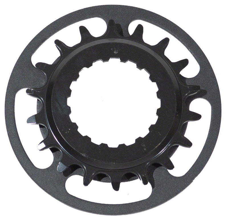 Load image into Gallery viewer, Samox Bosch GEN 2 Steel CNC Chainring with Single Chainguide - 18t Boost, Black