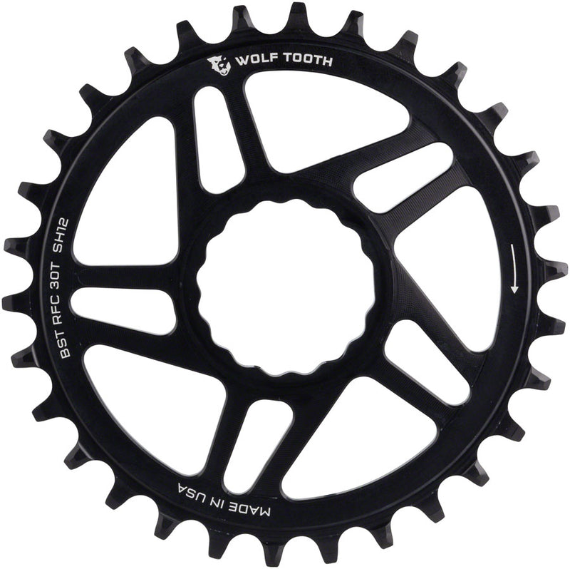Load image into Gallery viewer, Wolf Tooth RaceFace/Easton Chainring 30t CINCH Direct Mount 12-Speed Aluminum