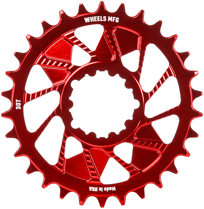 Load image into Gallery viewer, Wheels-Manufacturing-Chainring-30t-3-bolt-DM-3mm-offset-CNRG2493-Direct-Mount-MTB-Chainrings