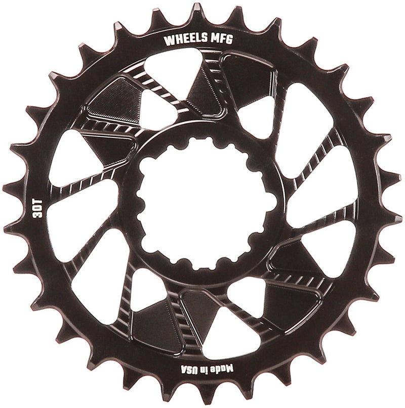 Load image into Gallery viewer, Wheels-Manufacturing-Chainring-30t-Direct-Mount-SRAM-3-Bolt-3-bolt-DM-3mm-offset-CNRG2490-Direct-Mount-MTB-Chainrings