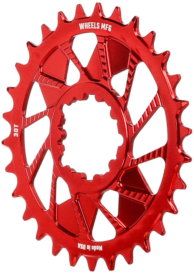 Load image into Gallery viewer, Wheels Manufacturing Direct Mount Chainring - 30t, SRAM 3-Bolt Direct Mount, 3mm Offset, Compatible with Hyperglide+