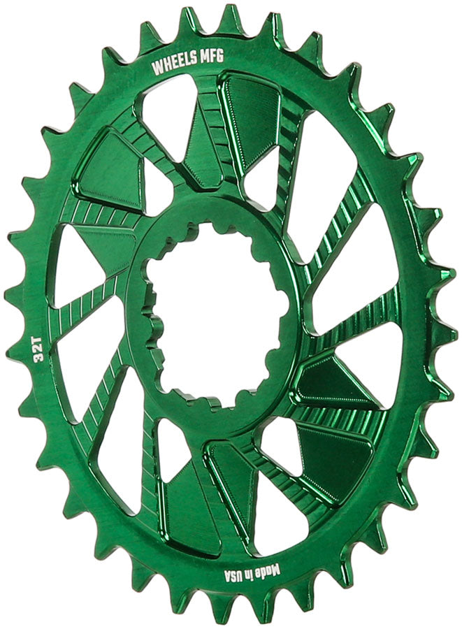 Load image into Gallery viewer, Wheels Manufacturing Direct Mount Chainring - 32t, SRAM 3-Bolt Direct Mount, 3mm Offset, Compatible with Hyperglide+