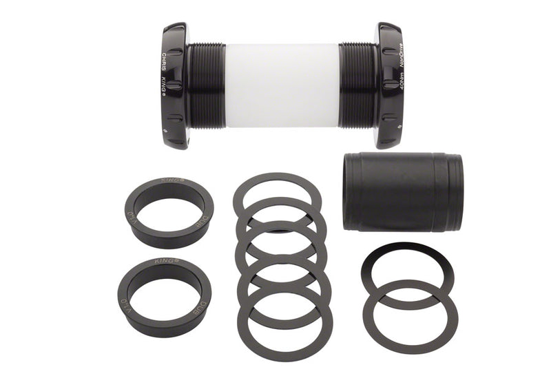 Load image into Gallery viewer, Chris King ThreadFit 30 SRAM DUB English Road Bottom Bracket Black w/ Fit Kit 2