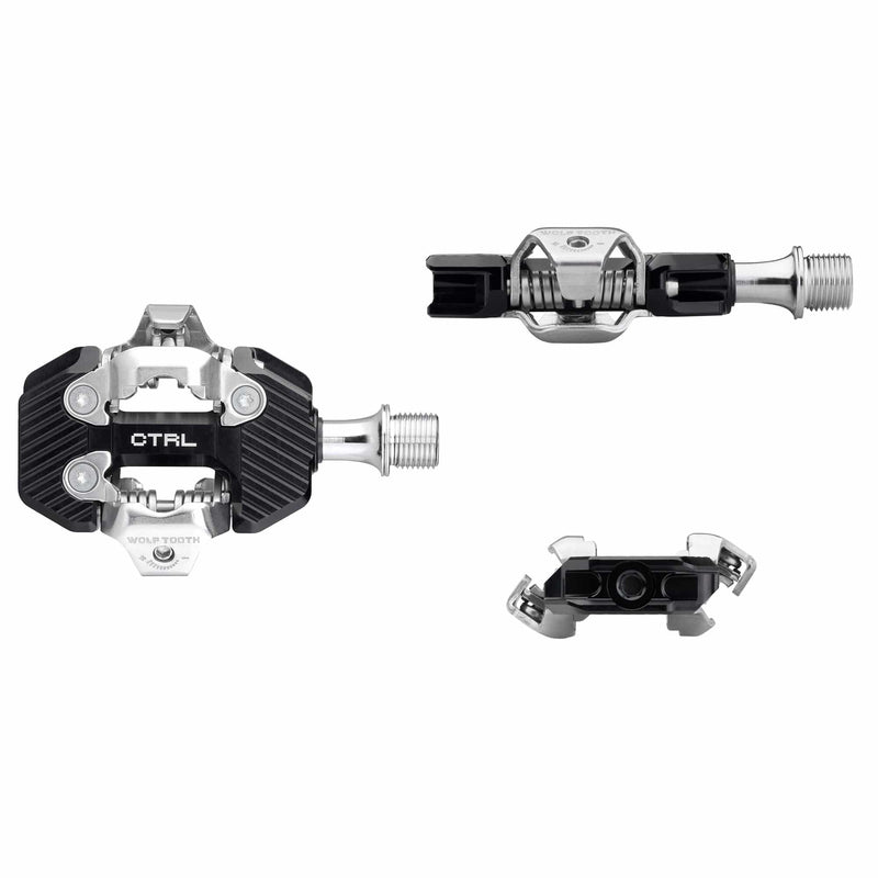 Load image into Gallery viewer, Wolf Tooth CTRL Trail Clipless Pedals - Dual Sided Clipless, Alloy, 9/16", Black, Pair, Shimano SPD