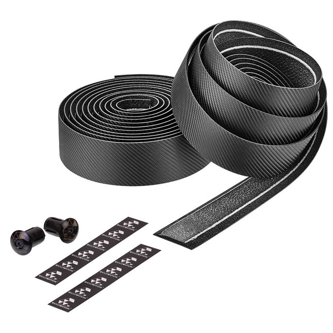 Load image into Gallery viewer, Ciclovation Leather Touch Handlebar Tape, 2D Carbon Black