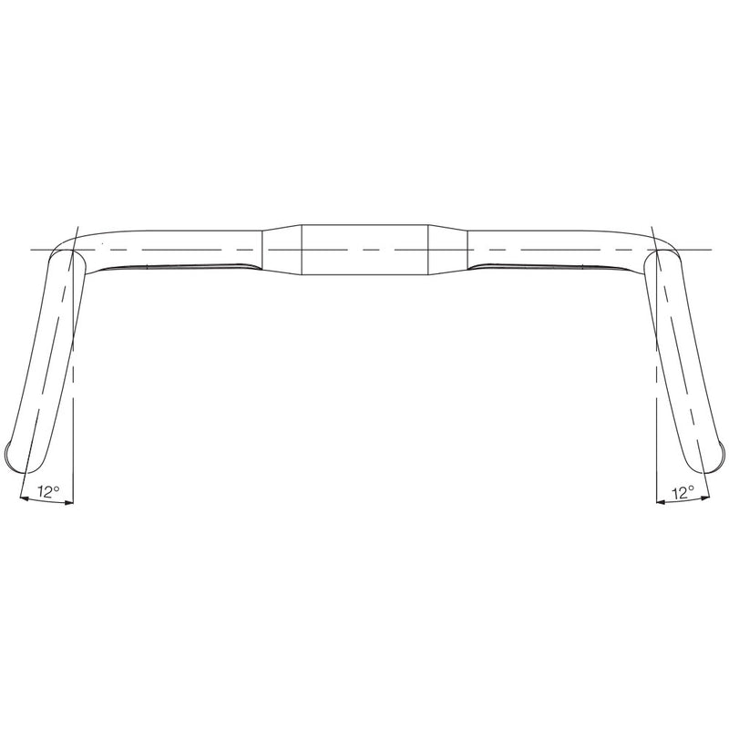 Load image into Gallery viewer, Deda Elementi Gravel 100 RHM Alloy Bar, (31.8) Blk, 44cm