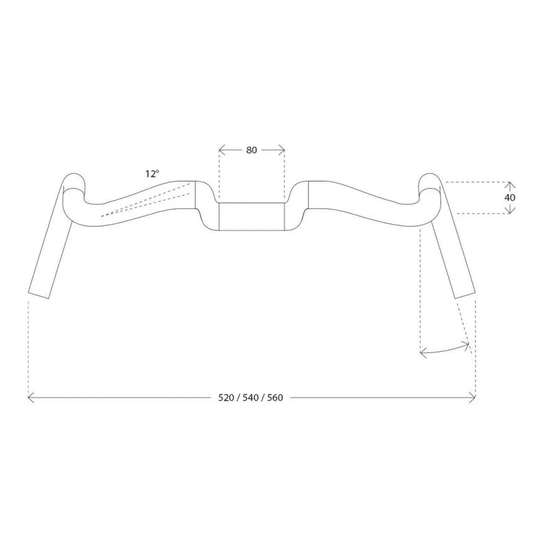 Load image into Gallery viewer, Deda Elementi Gera EOS UD Carbon Bar, (31.8) Blk, 46cm