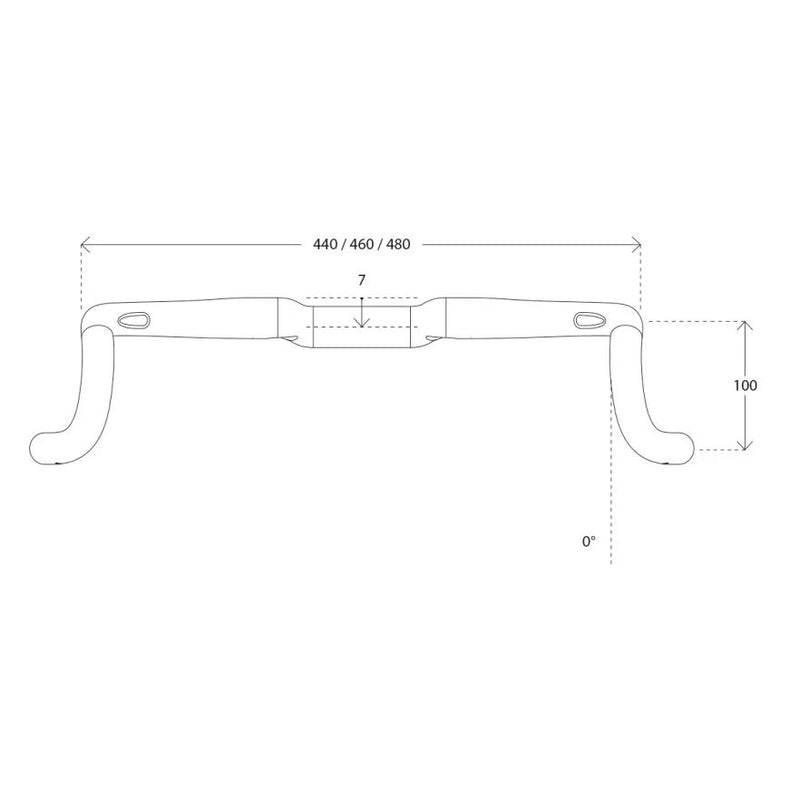 Load image into Gallery viewer, Deda Elementi Gera EOS UD Carbon Bar, (31.8) Blk, 48cm