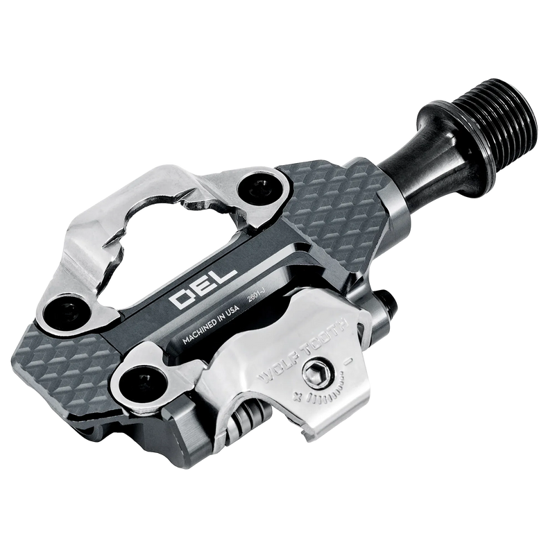 Load image into Gallery viewer, Wolf-Tooth-MK0-DEL-Gravel-Race-Clipless-Pedals-Clipless-Pedals-with-Cleats-Aluminum-Steel-PEDL3780-Bicycle-Pedals