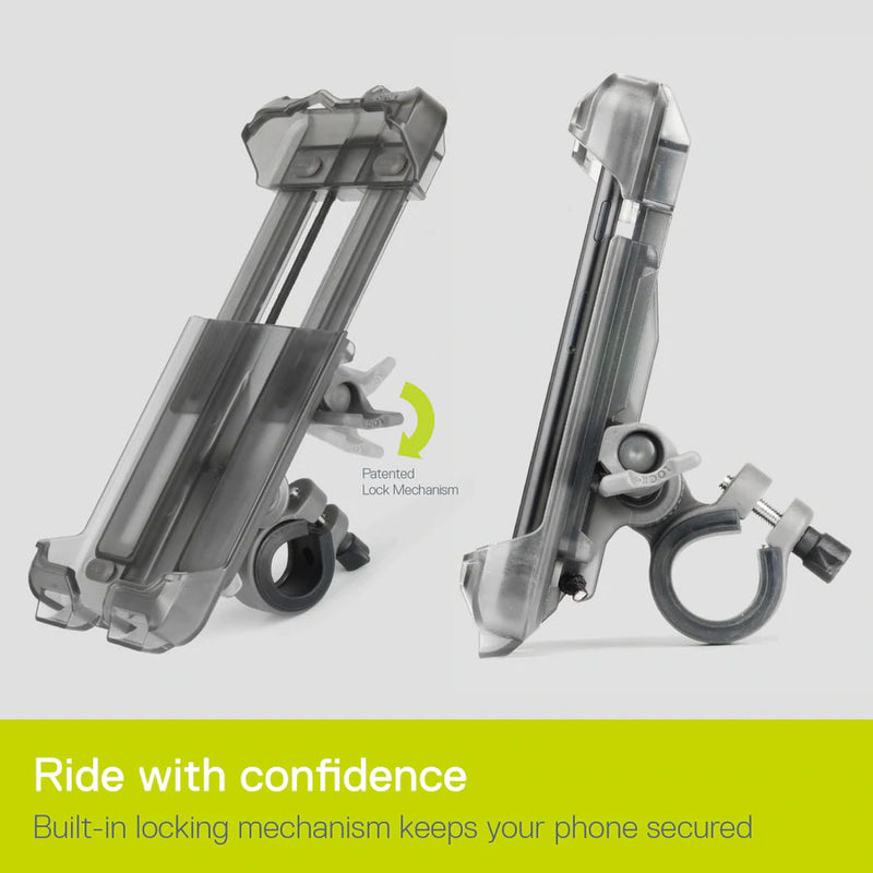 Load image into Gallery viewer, Delta Smart Phone Caddy II for iPhone Android Black Handlebar Mountable Secure