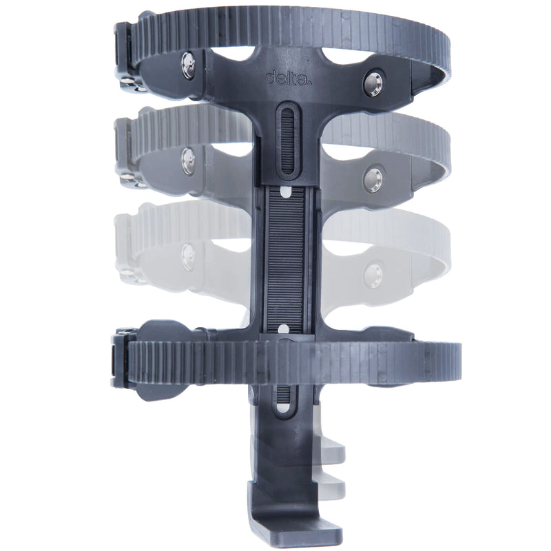 Load image into Gallery viewer, Delta Vyce Bike Bottle Cage Bundle Secure, Adjustable, Composite Nylon Holders for City & Bikepacking