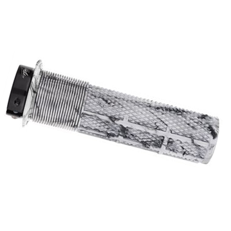 Load image into Gallery viewer, DMR DeathGrip Flanged Grips - Thick, Lock-On, Snow Camo