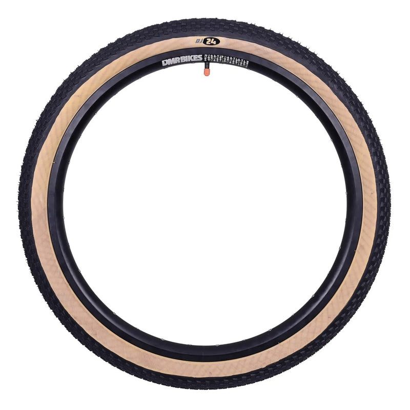 Load image into Gallery viewer, DMR DJ Tire, 24 x 2.1" - Black/Tanwall - NLA
