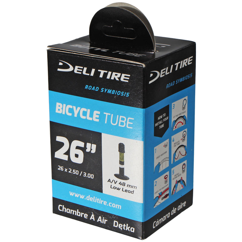 Load image into Gallery viewer, Delium 26x2.5-3.0" Butyl Tube Bundle - Premium Schrader Valve Inner Tubes for Mountain & Bike Tires