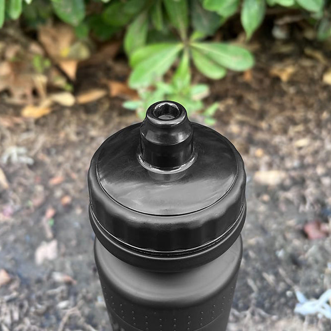 Load image into Gallery viewer, Dawn To Dusk Aqua Shred Bottle, Black/Clear - 21oz