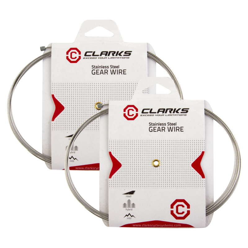 Load image into Gallery viewer, Clarks-Stainless-Steel-Gear-Wire-Derailleur-Inner-Cable-Mountain-Bike-DRCA0053PO2