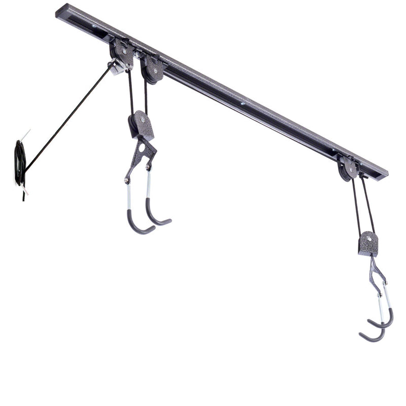 Load image into Gallery viewer, Delta Ceiling Hoist Pro Bike Storage Rack - 1-Bike, Utility Straps Included