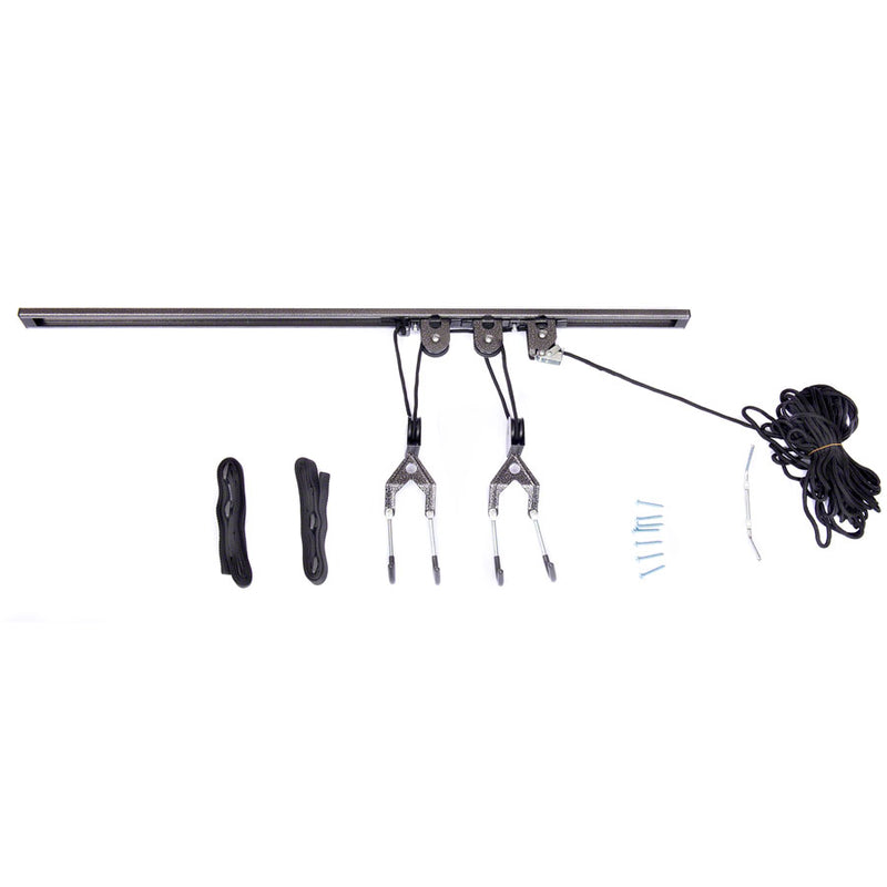 Load image into Gallery viewer, Delta Ceiling Hoist Pro Bike Storage Rack - 1-Bike, Utility Straps Included