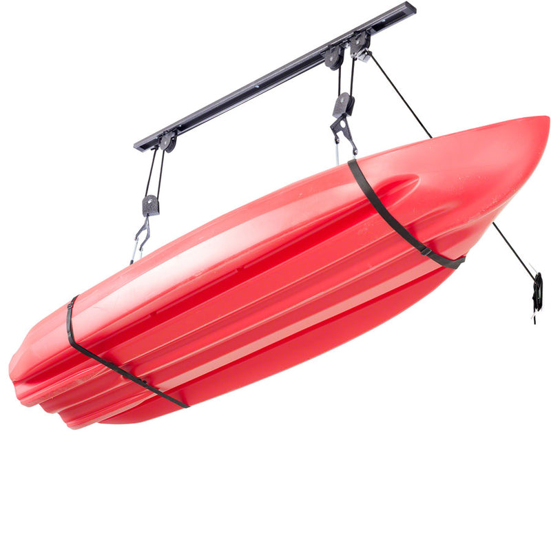 Load image into Gallery viewer, Delta Ceiling Hoist Pro Bike Storage Rack - 1-Bike, Utility Straps Included