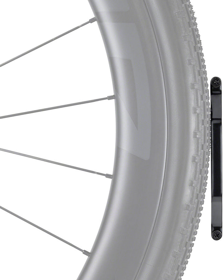 Load image into Gallery viewer, Feedback Sports Velo Hinge V2 Bike Hanger - Wall Mounted, 1-Bike, Up To 3.0" Tire, Black