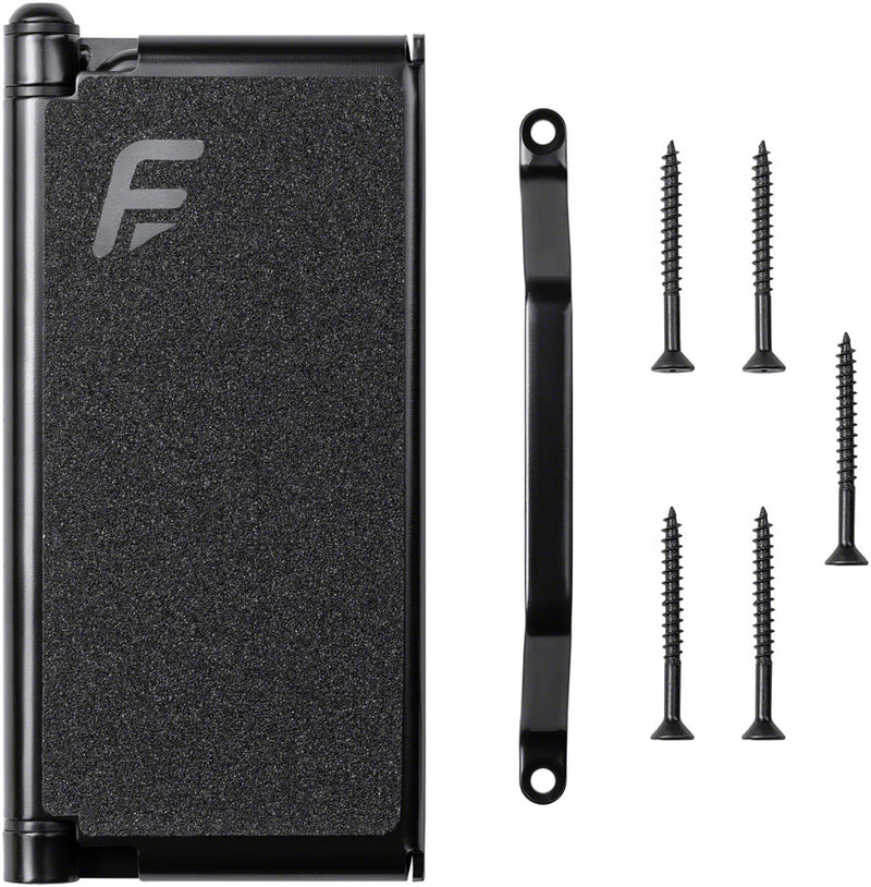 Load image into Gallery viewer, Feedback Sports Velo Hinge V2 Bike Hanger - Wall Mounted, 1-Bike, Up To 3.0" Tire, Black