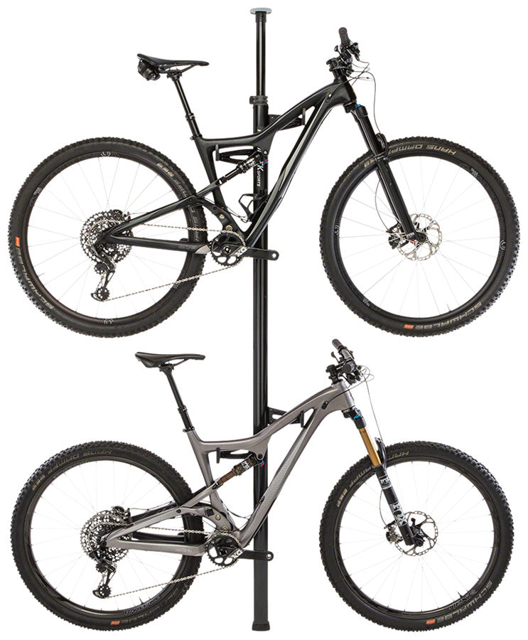 Load image into Gallery viewer, Feedback Sports Velo Column Display Stand - 2-Bike, Tension Pole, Black