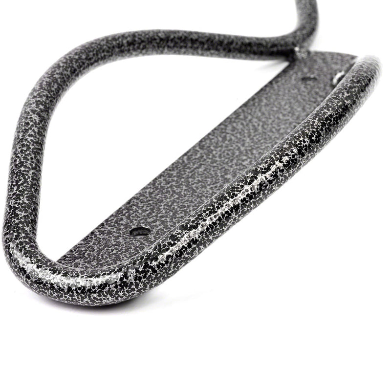 Load image into Gallery viewer, Delta Fat Tire Wall Mount Bike Storage Hook with Rear Wheel Tray - 1-Bike, Up to 5" Tire - Powdercoat Silver