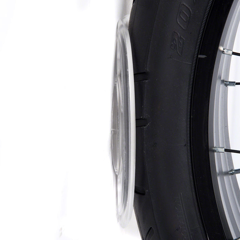 Load image into Gallery viewer, Delta Fat Tire Wall Mount Bike Storage Hook with Rear Wheel Tray - 1-Bike, Up to 5" Tire - Powdercoat Silver