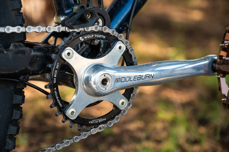 Load image into Gallery viewer, Wolf Tooth 104 BCD Chainring - 38t, 104 BCD, 4-Bolt, Drop-Stop B, Black