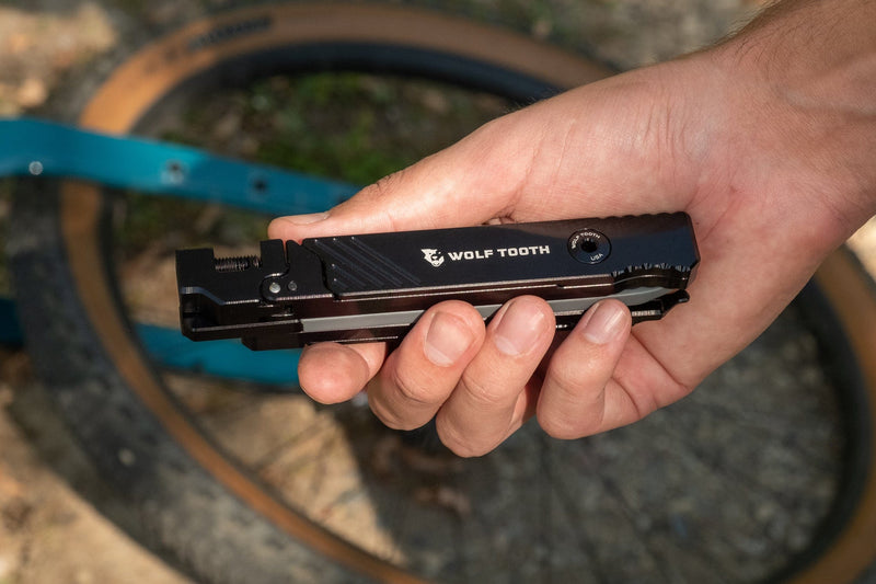 Load image into Gallery viewer, Wolf Tooth 8-Bit Kit One - 3 in 1 Modular Bicycle Multi-Tool Pack, Black/Gray