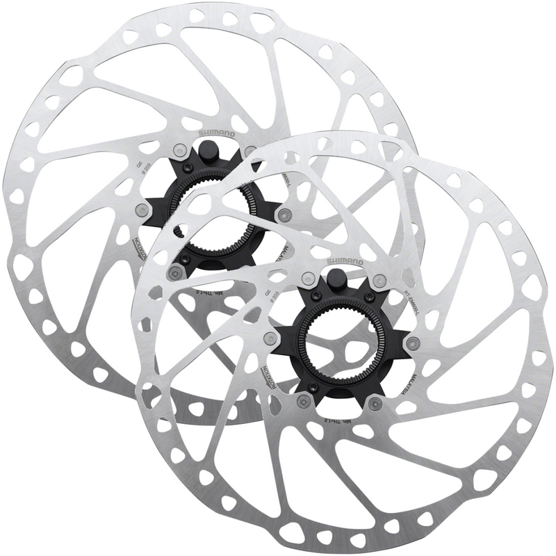Load image into Gallery viewer, Shimano-STEPS-RT-EM600-Disc-Brake-Rotor-Disc-Rotor-Universal-DSRT0420PO2-Bicycle-Rotor