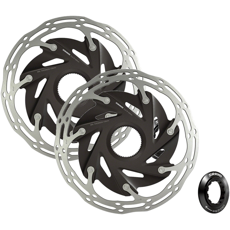 Load image into Gallery viewer, SRAM-Disc-Rotor-Road-Bike-DSRT0751PO2-Bicycle-Rotor
