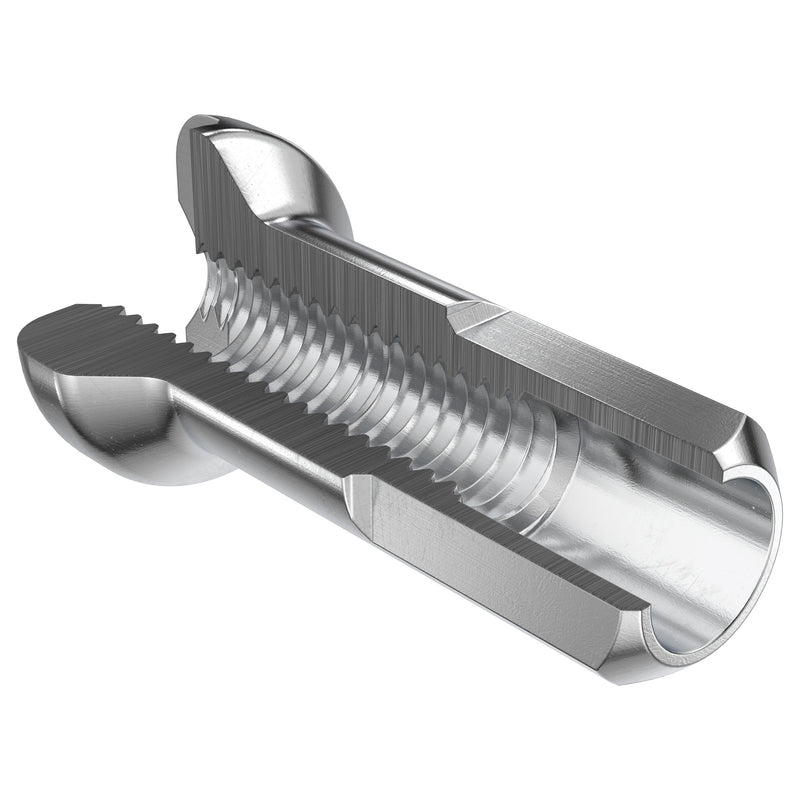 Load image into Gallery viewer, DT Swiss Standard Brass Spoke Nipples 2.0 x 12mm Silver Box of 100 E-Bike Use