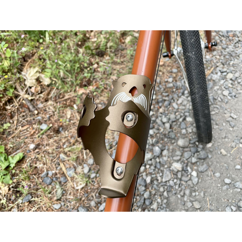 Load image into Gallery viewer, Portland Design Works Otter Cage Standard Brown Alloy Braze-on