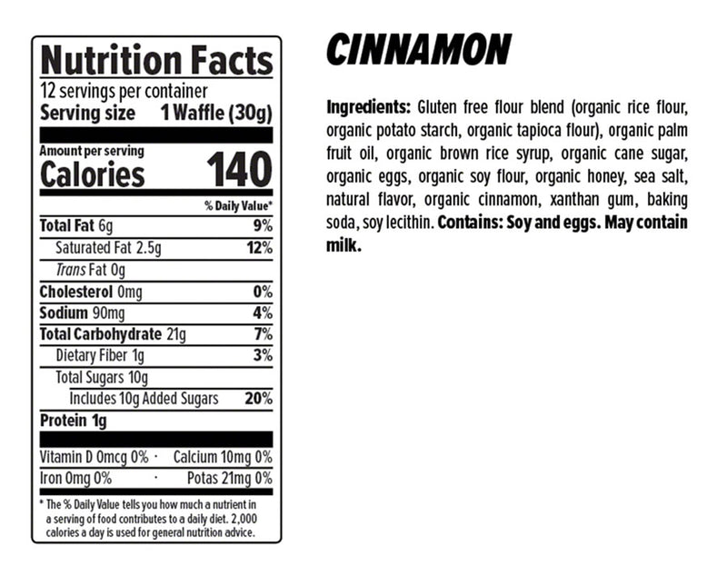 Load image into Gallery viewer, Honey Stinger Gluten Free Organic Waffle - Cinnamon, Box of 12
