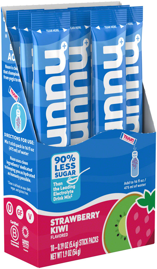 Load image into Gallery viewer, Nuun Sport Powder Hydration Kiwi Strawberry Box of 10