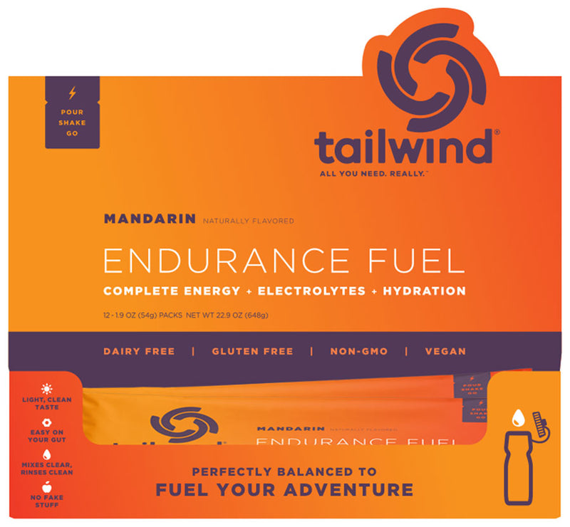Load image into Gallery viewer, Tailwind Endurance Fuel Mandarin - Box of 12 Single Servings