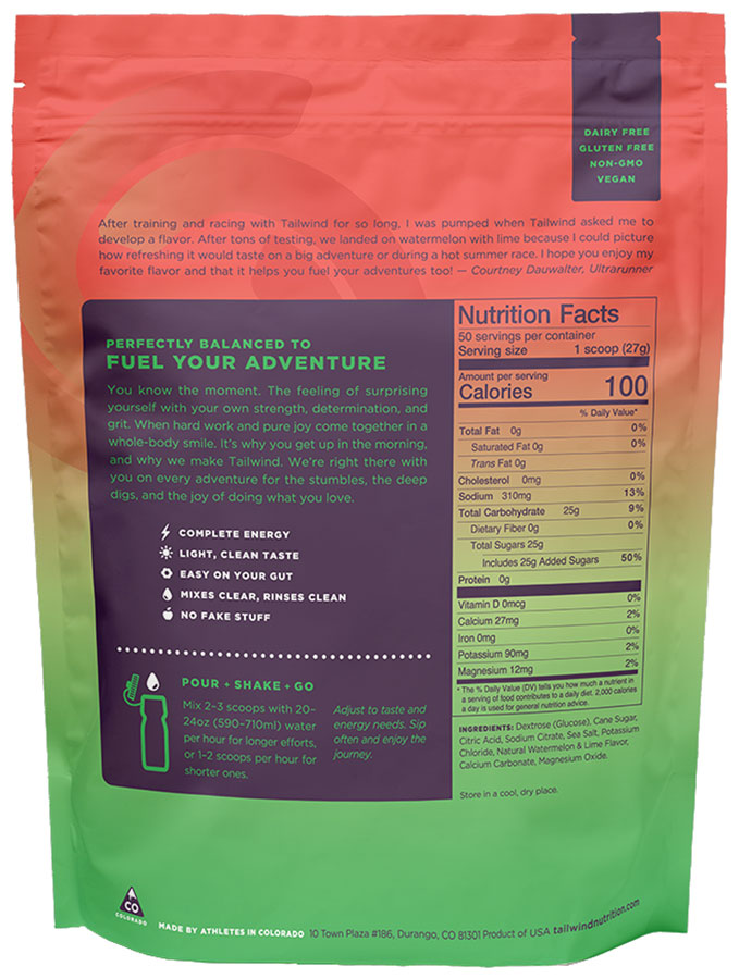 Load image into Gallery viewer, Tailwind Nutrition Endurance Fuel Dauwaltermelon - 50 Serving Bag