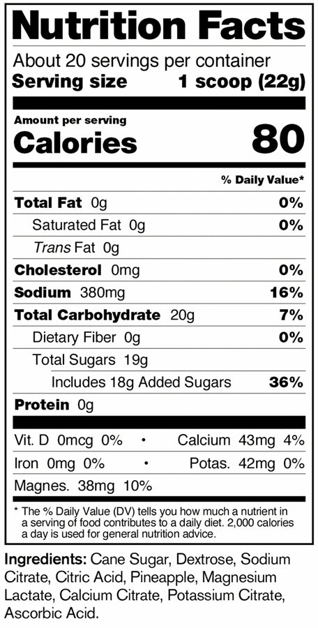 Load image into Gallery viewer, Skratch Labs Hydration Sport Drink Mix - Pineapple, 20-Serving Resealable Pouch