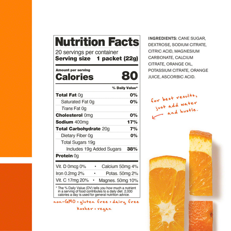 Load image into Gallery viewer, Skratch Labs Sport Hydration Drink, Drink Mix, Orange, Individual Packs, 20 servings, 20pcs