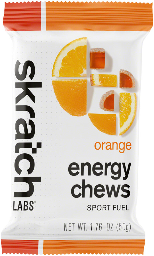 Load image into Gallery viewer, Skratch Labs Energy Chews Sport Fuel - Orange, Box of 10 Pack of 10