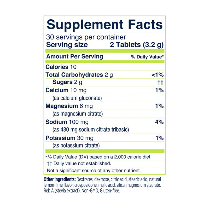 Load image into Gallery viewer, SaltStick Fastchews Chewable Electrolyte Tablets - Bottle of 30, Lemon Lime
