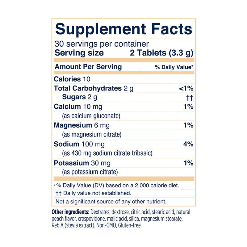 Load image into Gallery viewer, Saltstick Fastchews Chewable Electrolyte Tablets - Bottle of 30, Perfectly Peach