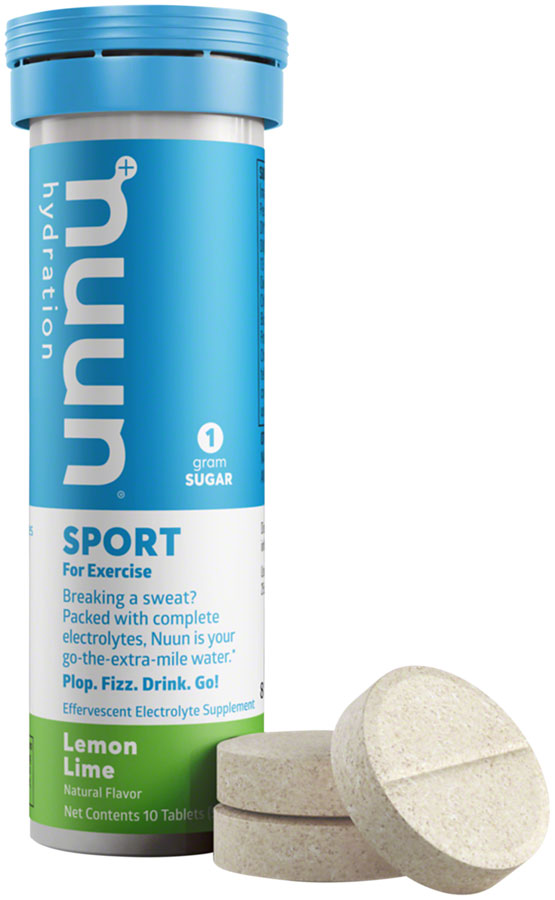 Load image into Gallery viewer, Nuun Sport Hydration Tablets: Lemon Lime, Box of 8 Tubes