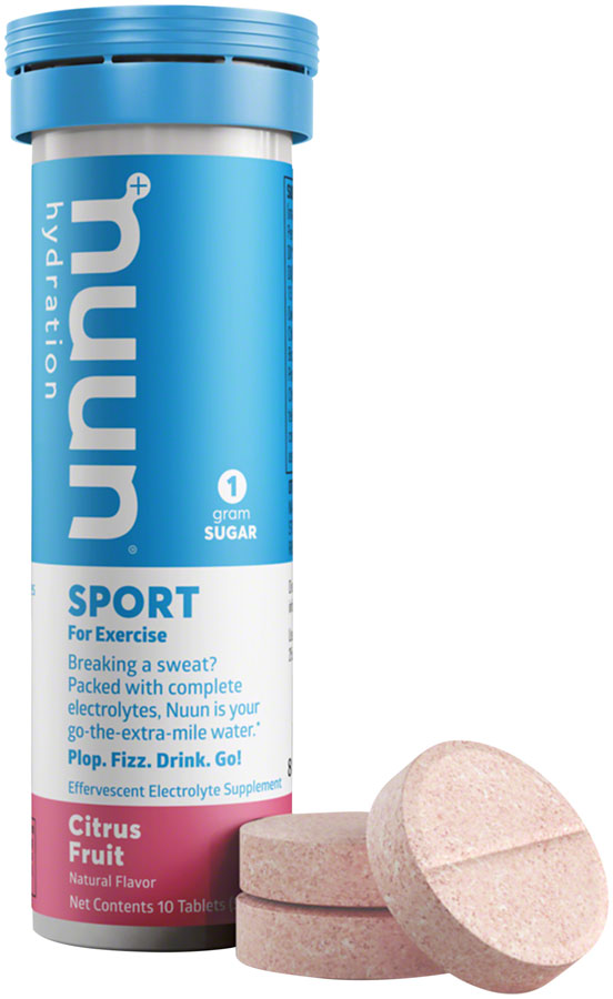 Load image into Gallery viewer, Nuun Active Hydration Tablets Citrus Fruit, Box of 8 Tubes Electrolytes