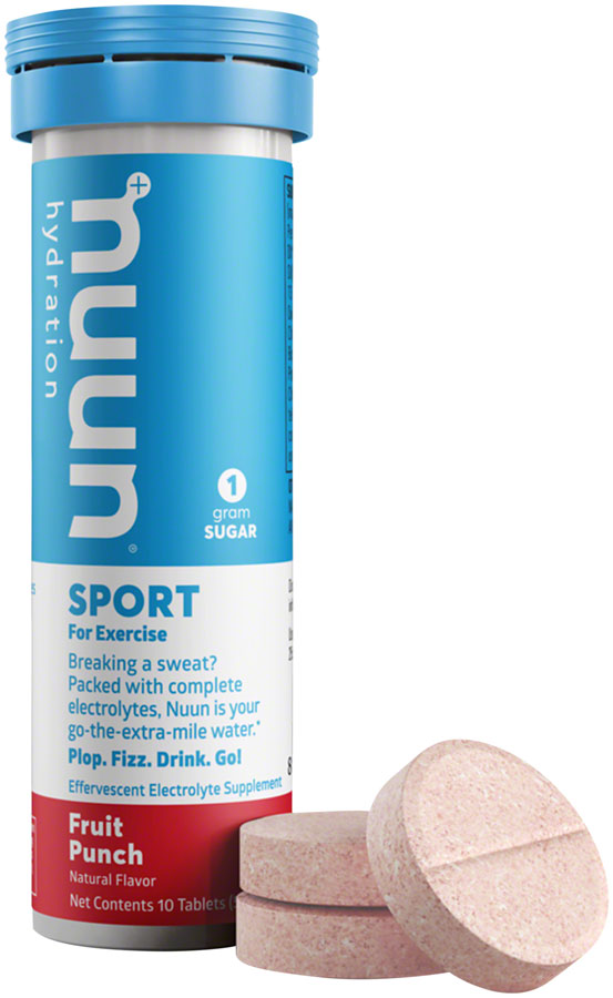 Load image into Gallery viewer, Nuun Electrolyte Active Drink Tabs Hydration Fruit Punch Box of 8 Tubes
