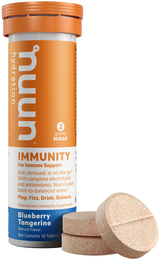 Load image into Gallery viewer, Nuun Immunity Drink Mix Blueberry/tangerine, Box of 8, 10 servings