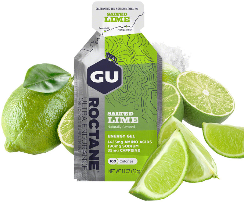 Load image into Gallery viewer, GU Roctane Energy Gel - Salted Lime, Box of 24
