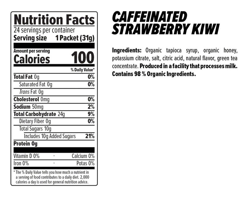 Load image into Gallery viewer, Honey Stinger Organic Energy Gel - Kiwi-Strawberry with Caffeine, Box of 24