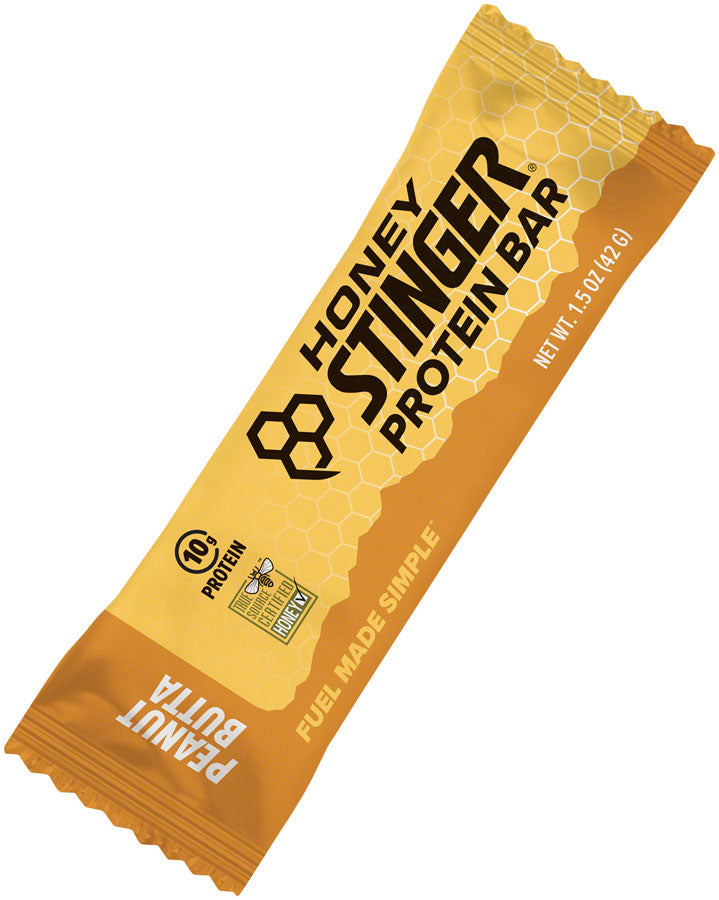 Load image into Gallery viewer, Honey Stinger 10g Protein Bar Peanut Butta Box of 15 Meal Replacement Bar